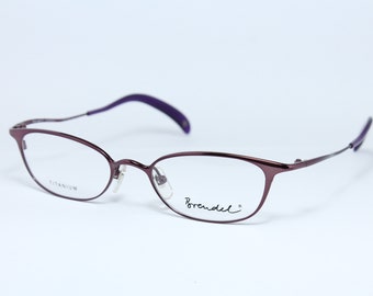 BRENDEL 8653 c12 Purple Rare Unique True Vintage Eyeglasses Frame Lunettes Occhiali Bril Glasögon Gafas E102