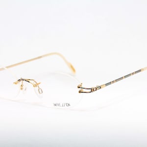 Rimless EMPRESSION 20005-131 Multicolor Rare Unique Original Vintage Eyeglasses Frame Glasses Lunettes Bril Glasögon Gafas E04
