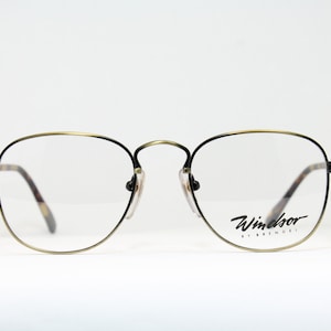 XL Panto Bronzo WINDSOR 800-4 Occhiali da vista vintage Montatura Occhiali Lunette Occhiali Gafas Bril Glasögon E10