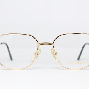 Oro rosso BOURGEOIS 3004 Rare Unique Original Vintage Occhiali da vista Montatura Occhiali Lunette Bril Glasögon Gafas E02