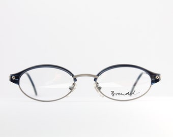 Oval BRENDEL 4628 c3 Grau-Blau Seltene Einzigartige True Vintage Brillenfassung Lunettes Occhiali Bril Glasögon Gafas LE05