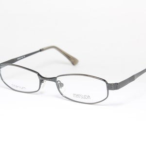 Titanium MATSUDA 10242 3.BSM Seltene Einzigartige Große Vintage Brillen Gestell Brille Occhiali Gafas Bril Glasögon E07