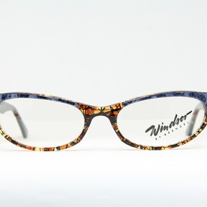 Cat Eye Windsor 105-341 Multicolor Bellissimi occhiali da vista vintage Montatura per occhiali Lunettes Occhiali Gafas Bril Glasögon E100