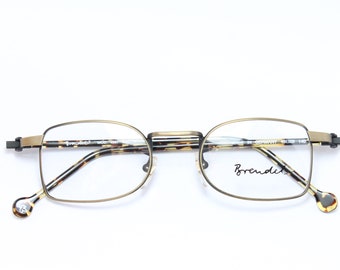 Steampunk Square BRENDEL 4567 c4 Tortoise Zeldzame Unieke True Vintage Brillen Frame Lunettes Occhiali Bril Glasögon Gafas E102