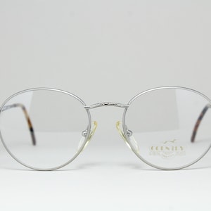 Classic Panto Round COUNTRY V629 SW Silver Rare True Vintage Eyeglasses Frame Glasses Lunettes Occhiali Gafas Bril Glasögon E03