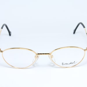 Oval BRENDEL 4624 c2 Gold Unique True Vintage Eyeglasses Frame Lunettes Occhiali Bril Glasögon Gafas E103