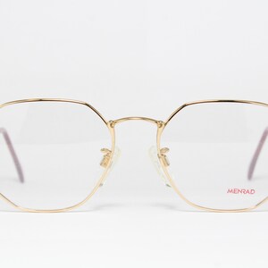 Oversize MENRAD 388-550 Oro Big Rare Unico Originale Vintage Occhiali Da Vista Montatura Occhiali Lunette Bril Glasögon Gafas E02