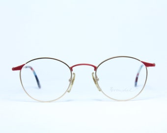 Runde Hose BRENDEL 4513 c17 Rotgold Seltene einzigartige echte Vintage-Brillenfassung Lunettes Occhiali Bril Glasögon Gafas E102