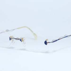 Senza montatura ZEITLOS ZL B1 c01 Artful Rare Unico Originale Vintage Occhiali Da Vista Telaio Occhiali Lunette Bril Glasögon Gafas E104