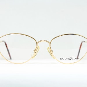 BOURGEOIS 4001 Y200 placcato oro 22 carati raro unico originale vintage montatura per occhiali occhiali lunette Bril Glasögon Gafas ET16B