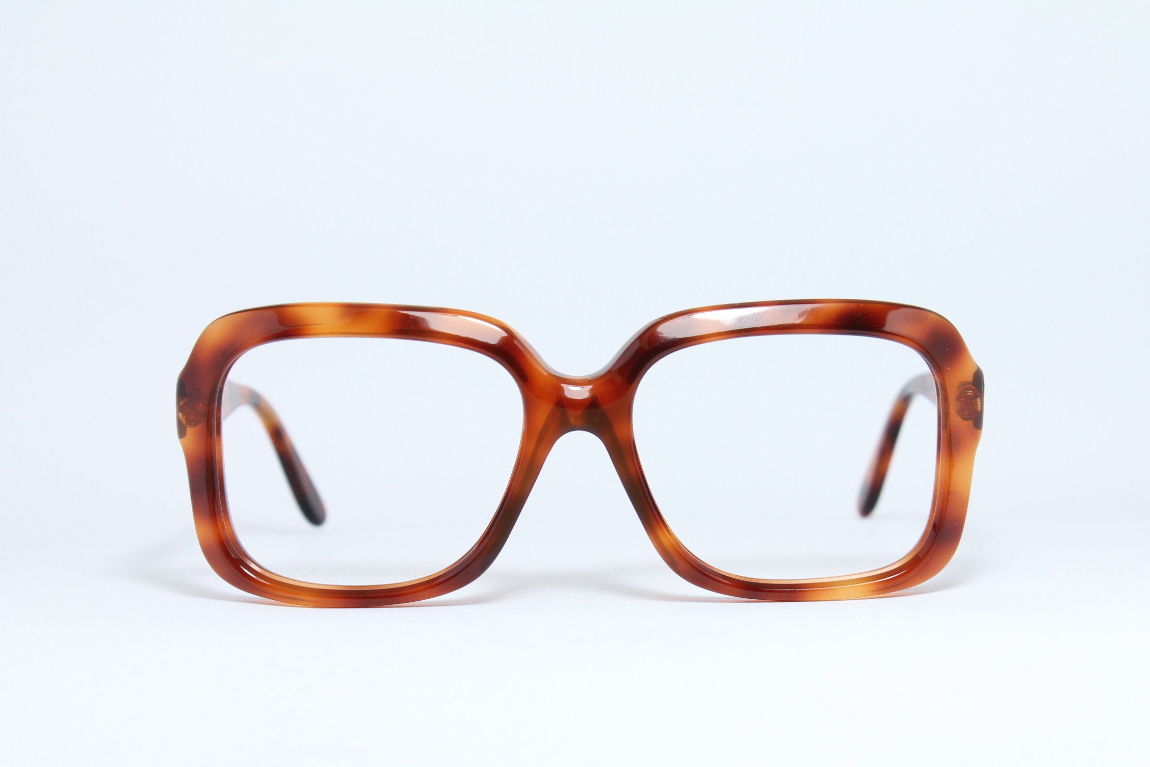 Oldschool Amber EMBE 731 Big Square Rare Unique True Vintage Eyeglasses Frame Glasses Lunettes Bril Glasögon Gafas E105