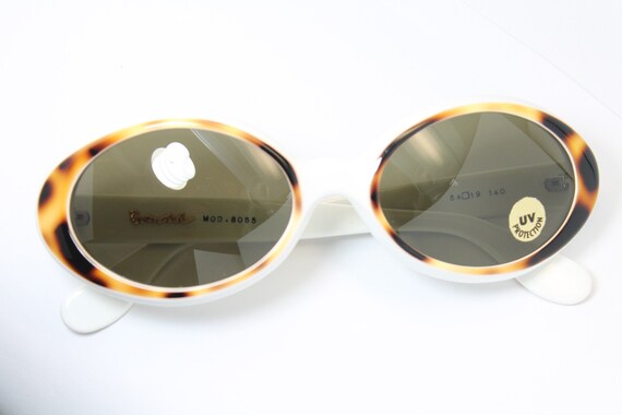 Lunettes Vintage Brendel 4012 NOS - Monture Ovale Bleu/rouge, Acétate, Allemagne