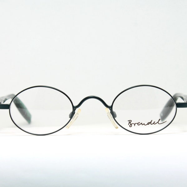 Piccolo ovale stretto BRENDEL 4641-27 41-24 Raro unico vero occhiali da vista vintage montatura lunette Occhiali Bril Glasögon Gafas E10