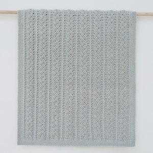 Crochet cable blanket pattern