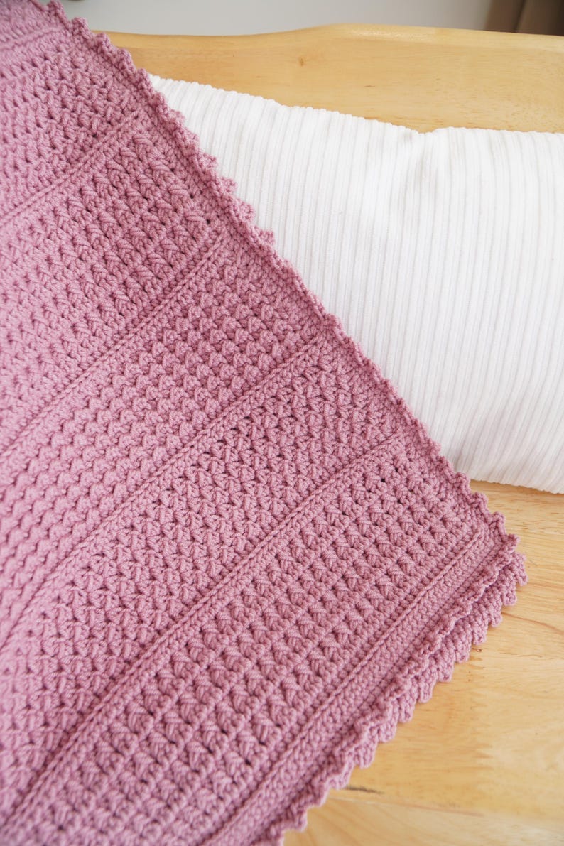 Easy Crochet Modern Blanket Pattern, Video Tutorial + Chart, Crochet ...