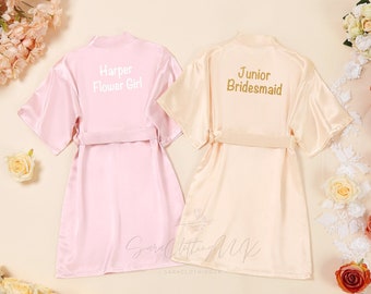 Robe de fille de fleur, robes de demoiselle d’honneur junior, cadeaux pour la soirée pyjama d’anniversaire, proposition de fille de fleur