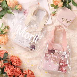 Personalized Flower Girl Gift Bag, Flower Girl Proposal Gift, Cutom Gifts for Flower Girl, Wedding Reception Wedding Favors