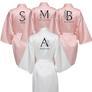 Bridesmaid Robes, Satin Bridal Robe, Bridal Party Robes, Wedding Gift