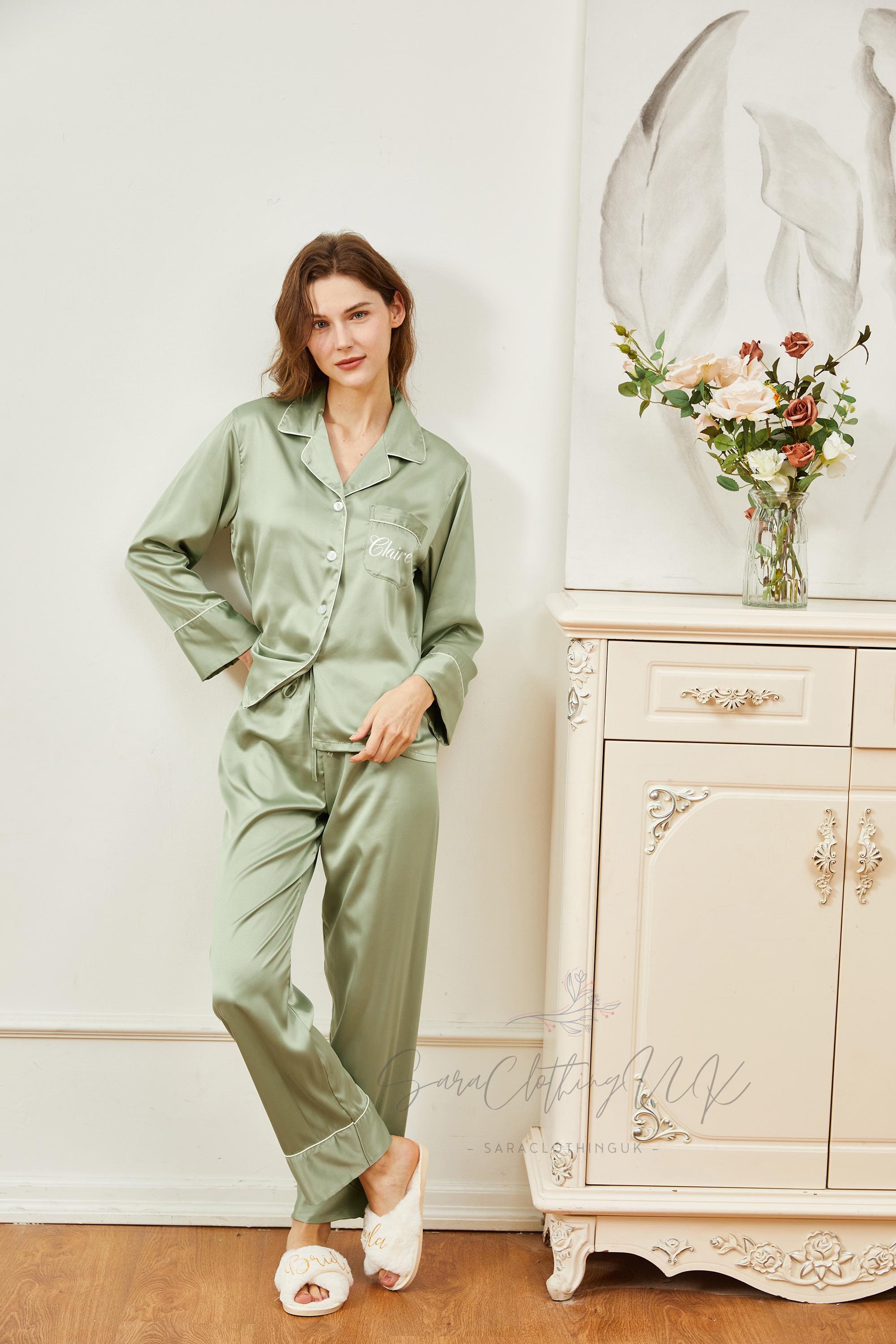 White Satin Pants Suit