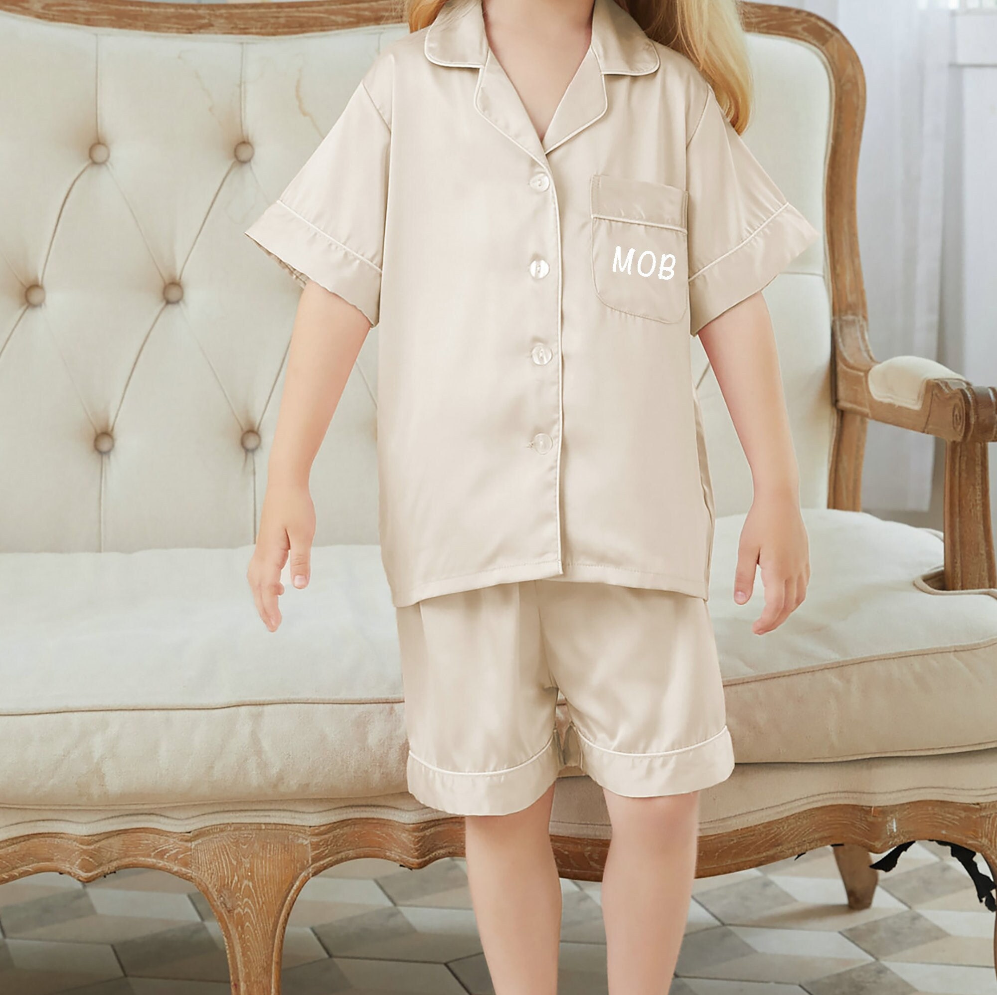 Flower Girl Pajamas Bridesmaid Pajamas Bridal Party Pajamas Etsy UK