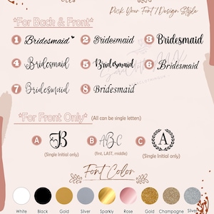 Bridesmaid Pajamas, Matching Bridesmaid PJs, Bridal Pajamas, Personalized Bachelorette Party Gifts image 4