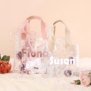 Custom Gift for Flower Girl, Personalized Flower Girl Gift Bag, Proposal Gift Bag, Bridesmaid Proposal, Wedding Accessories