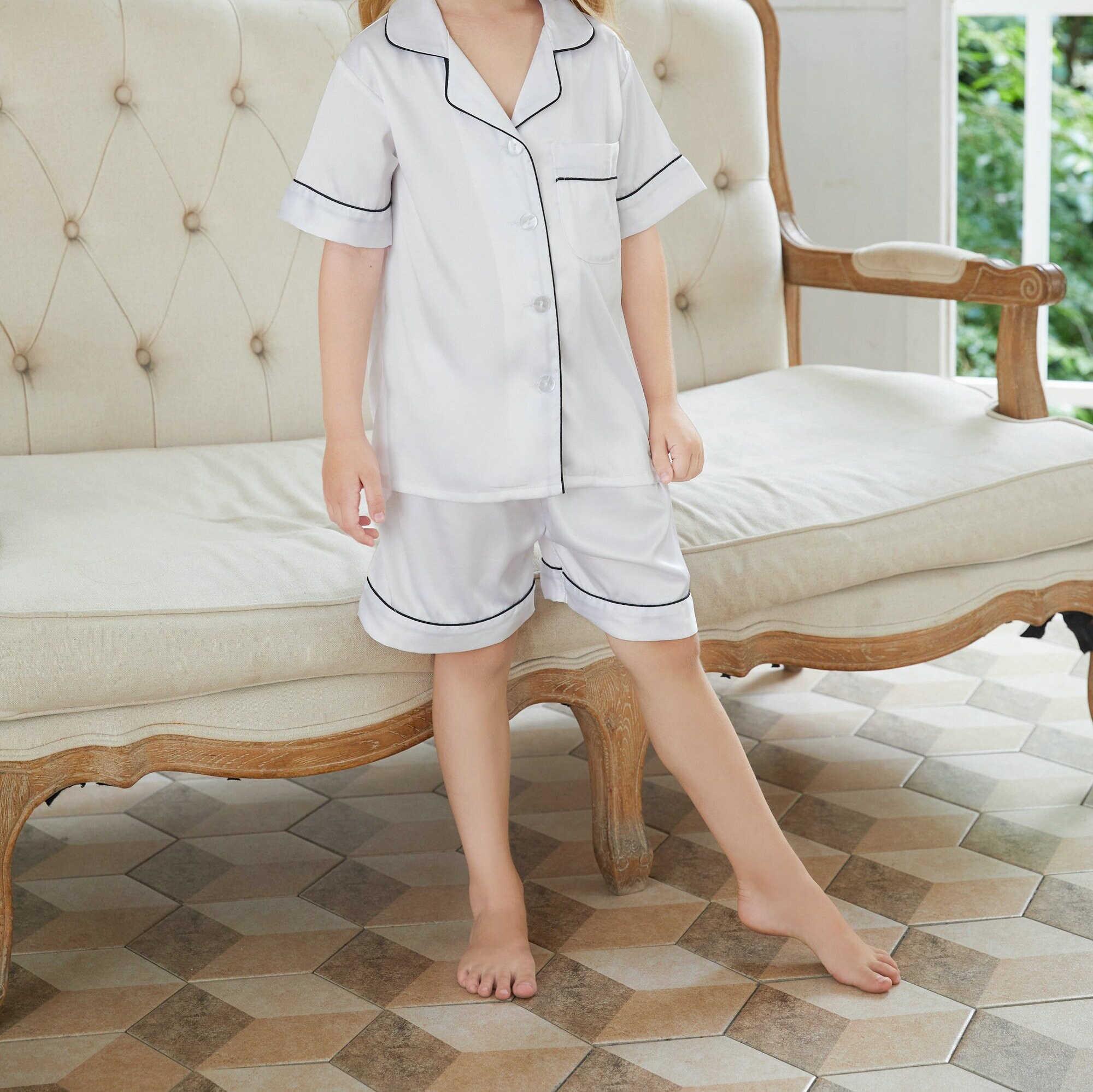 Flower Girl Pajamas Bridesmaid Pajamas Bridal Party Pajamas Etsy UK