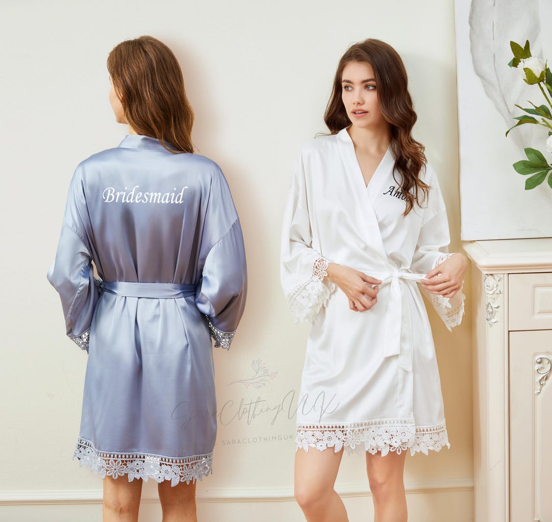 Personalized Bridesmaid Robes, Bridal Robes Set, Wedding Robe, custom ...