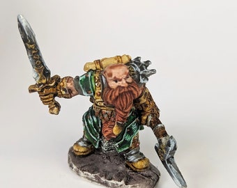 1 x DARK DWARF STRIKER - BONES USA REAPER figurine miniature rpg jdr