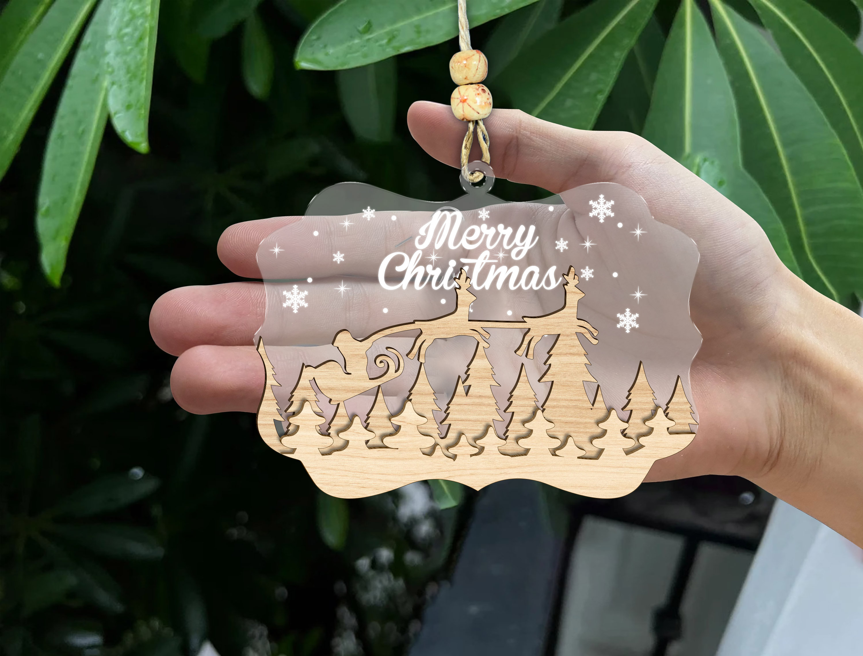Adornos de escena navideña paquete svg adorno de Navidad svg - Etsy México