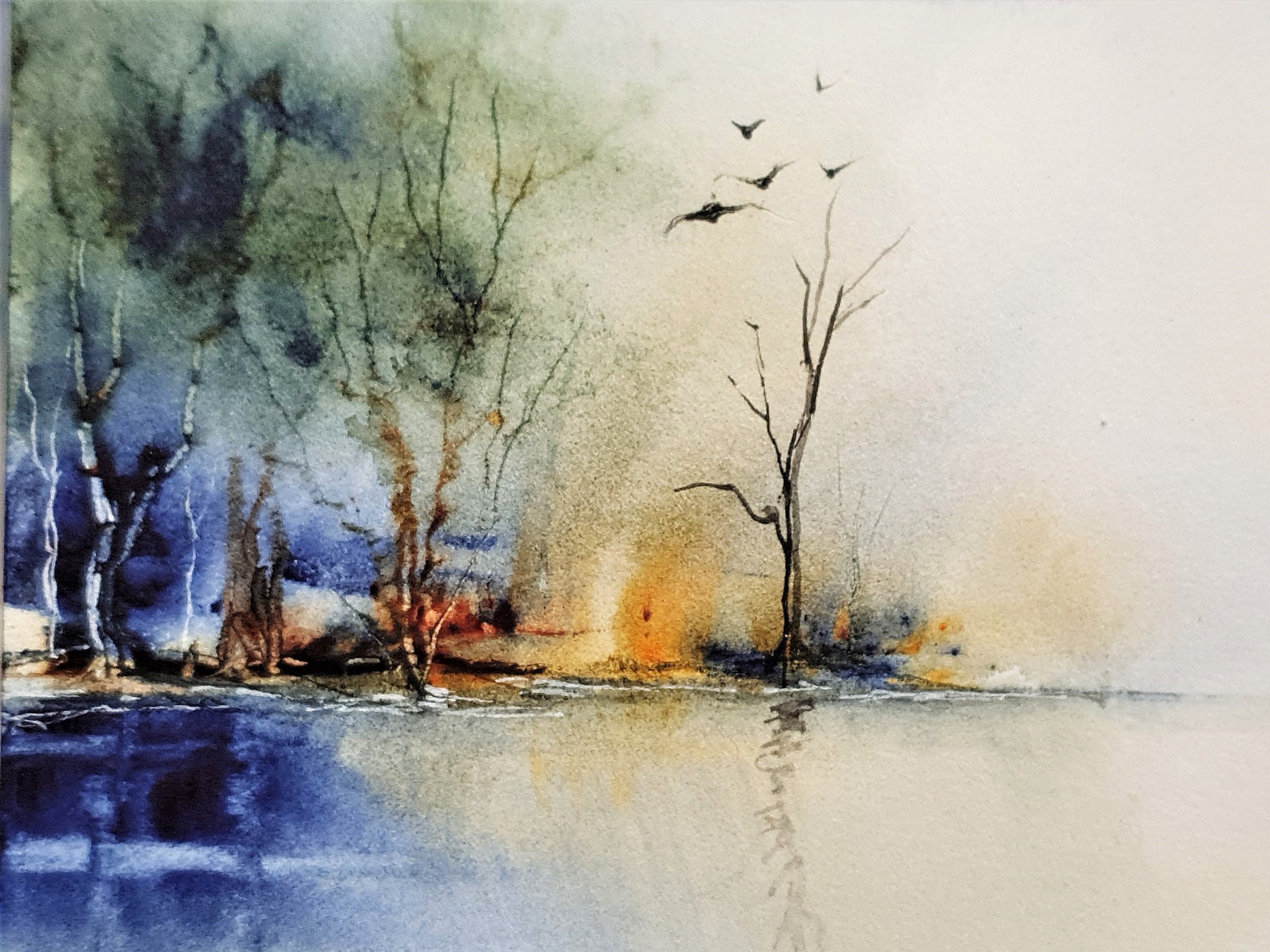 Watercolor artwork cheap