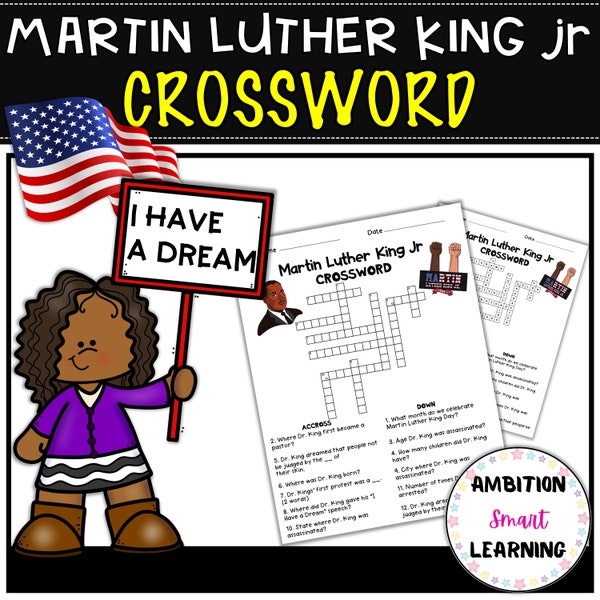 Martin Luther King Puzzle - Etsy