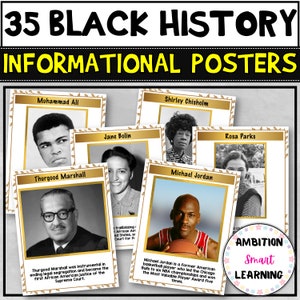 Black History Month Bulletin Board - Black History Month Posters | Bulletin Board Display | Black History Decor | African American History |