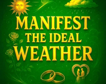 Good Weather Spell, Weather Blessing Ritual, No Rain Spell, Clear Skies Spell Wedding Protection, Event Weather Spell, Wedding Weather Witch