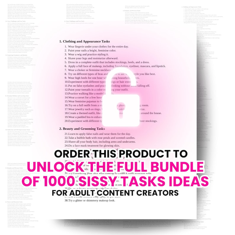 Sissy Tasks Printable Sissy Punishment Ideas Sissy Humiliation Ideas Sissy Tasks Printable Sissy Punishment Ideas Sissy Humiliation Ideas