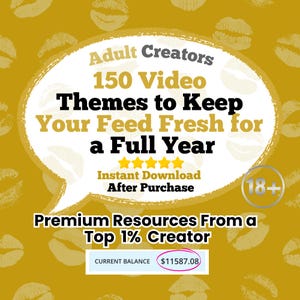 150 Adult Video Content Ideas for OnlyFans Creators | Onlyfans Content | Onlyfans Captions | Onlyfans Guide | Adult Content Creator