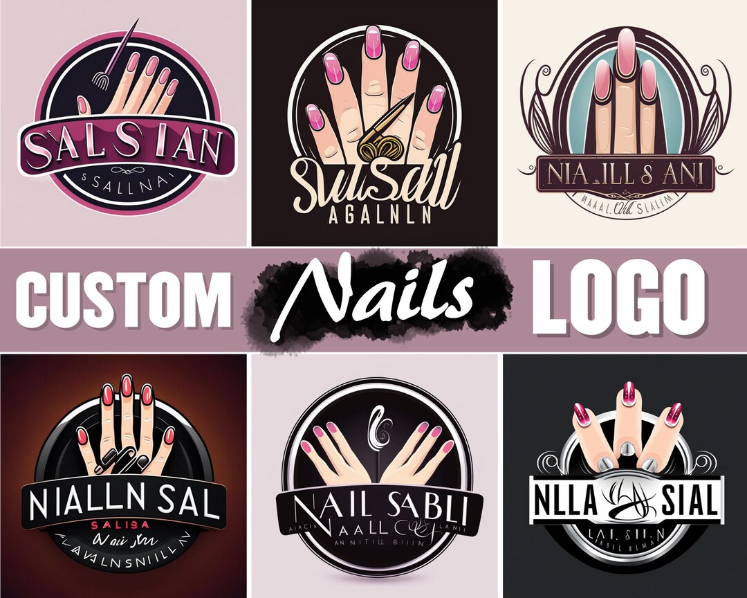 Nail Tech Logo Design, Nail Artist Logo, Nail Technician Logo, Nail