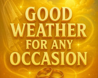 Good Weather Spell - Manifest Sunshine & Clear Skies Spell | Stop Rain Ritual | Perfect Weather Energy | Wedding Blessing | Weather Witch
