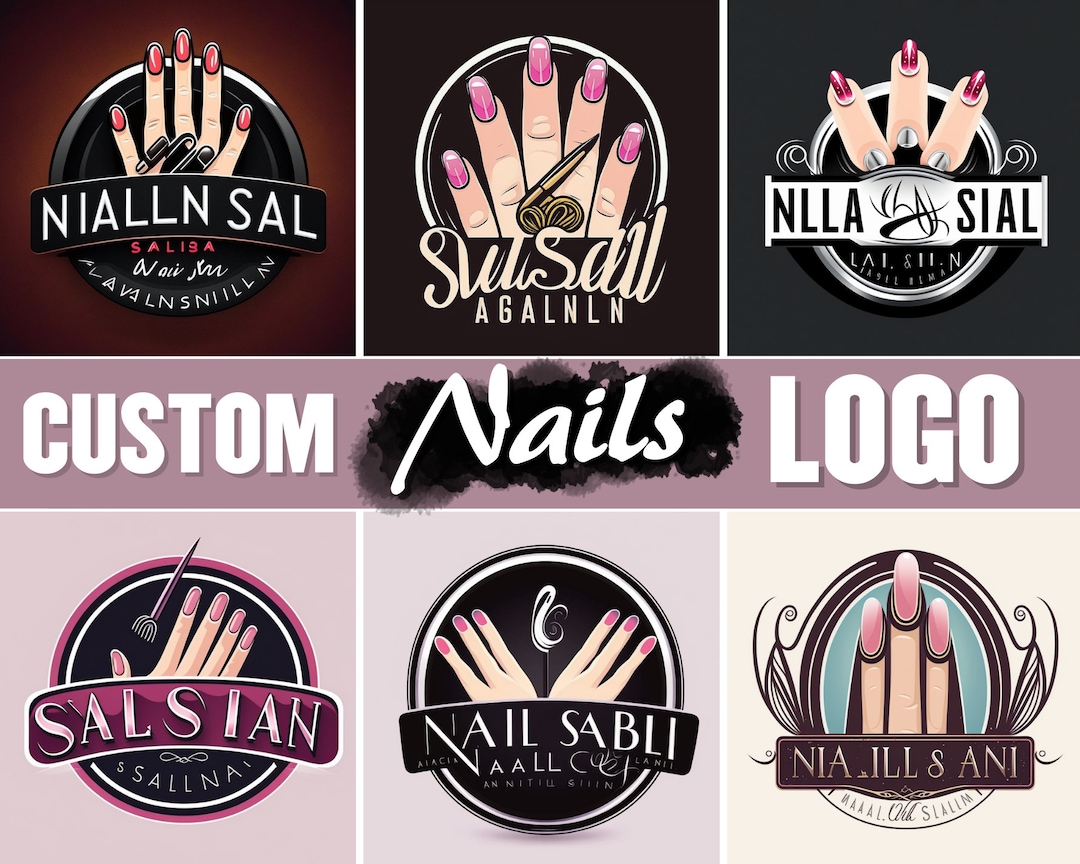 Nail Artist Logo, Nail Tech Logo Design, Nail Technician Logo, Nail