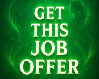 Få detta jobberbjudande Trollformelkastning, manifestera karriärmöjligheter och intervjuframgång, andlig ritual för att attrahera exakt den position du önskar