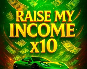 Raise Income x10, Powerful Money Spell Casting, Fast Money Spell, Wealth Ritual, Prosperity Spell, Money Witch Dream Job Spell, Career Spell