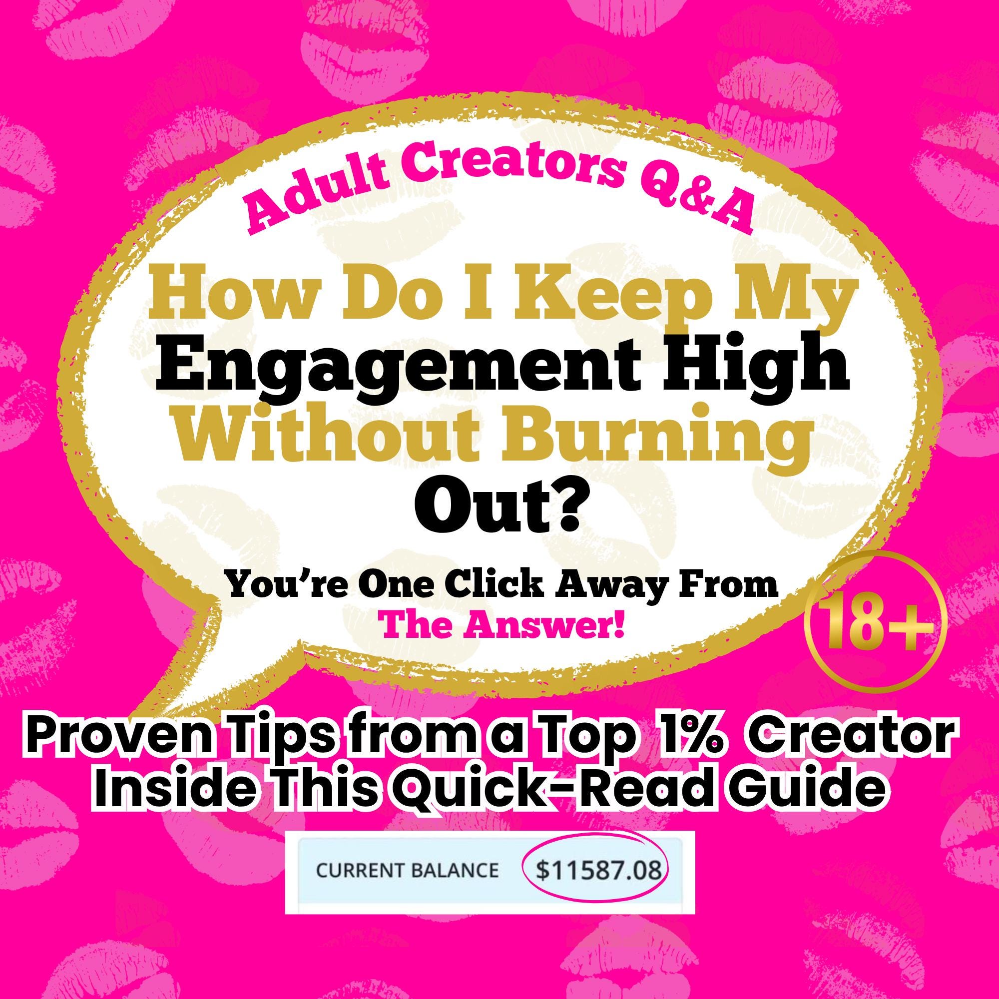 OnlyFans engagement tips, OnlyFans posting strategy, OnlyFans content ideas, OnlyFans tips, onlyfans calendar, Onlyfans Guide