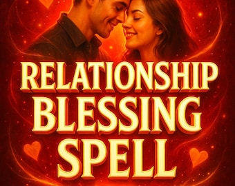 Hechizo para bendecir relaciones / Hechizo para reconectar el amor / Hechizo para el matrimonio / Hechizo para reparar relaciones / Hechizo para manifestar energía amorosa para parejas