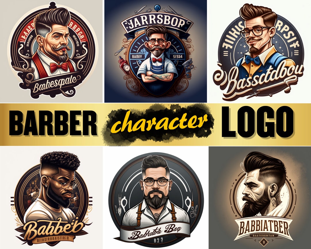 Barbershop Sign, Barbershop Logo Design, Barbershop Business Card ...