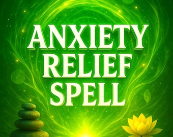 Calm Mind Spell, Release Anxiety & Find Inner Peace, Spiritual Ritual for Anxiety Relief, Calm Racing Thoughts, Overthinking Release
