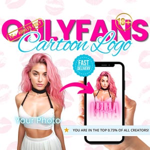 Onlyfans Logo Custom Design | Onlyfans Cartoon Logo | Onlyfans Promo | Onlyfans Promotion | Onlyfans Graphics | Onlyfans Media Kit