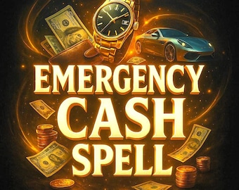 EMERGENCY MONEY RITUAL - Fast Money Attraction - Millionaire Magic - Abundance & Success Candle, Money Magnet, Rich Ritual