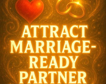 Leistungsstarkes Soulmate-Liebeszauberglas, um einen heiratsbereiten Partner anzuziehen - Manifestiertes langfristiges Engagement, Hingabe und wahre Liebe