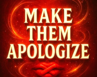 Make Them Apologize Spell Casting, Manifest a Genuine Apology, Spiritual Ritual to Bring Accountability, Regret and Healing Communication