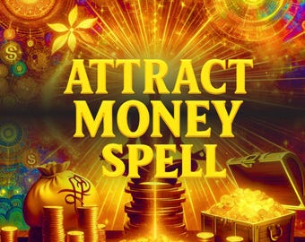 Powerful Money Spell, Manifesting Money Spell Candle, Instant Money Attraction, Wealth Spell, Prosperity Spell, Business Spell, Career Spell